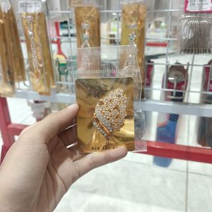 Bross Bunga Berlian Emas