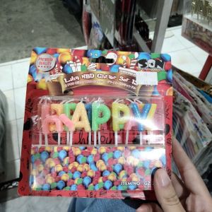 Lilin HBD Glitter Set 13pcs