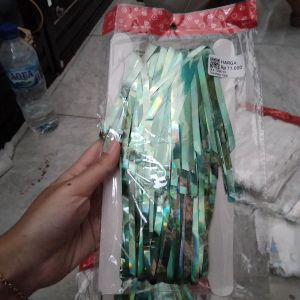 Tirai Foil Ukuran 12m/ Hijau 