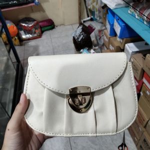 Tas Fashion Selempang/ Putih