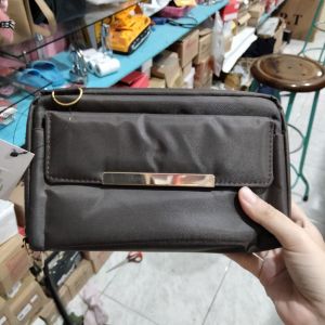 Tas Fashion Resleting/ Coklat