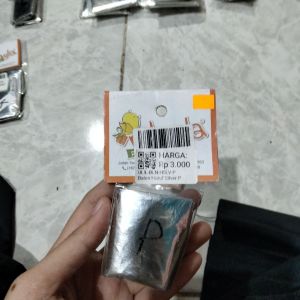 Balon Huruf Silver/ P