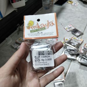 Balon Huruf Silver/ S