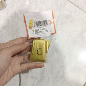 Balon Huruf Gold O