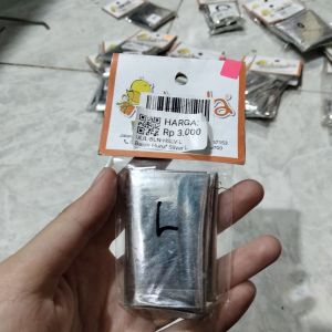 Balon Huruf Silver/ L