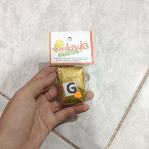 Balon Huruf Gold G