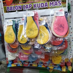 Balon Cap Kuda Mas