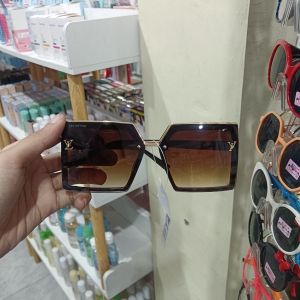 Kacamata Dewasa LV/Cewek/Kotak Gradasi Coklat