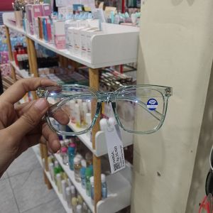 Kacamata Dewasa Blue light/Cewek/Clear Blue