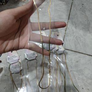 Kalung Titanium Polos Gold