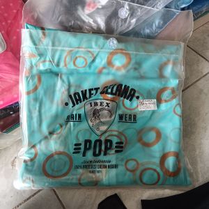 Jas Hujan Ibex Jaket Celanan Biru