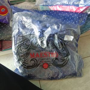 Jas Hujan Maestro Jaket Celana Biru