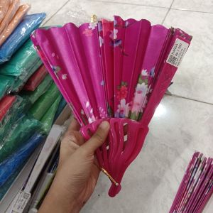 Kipas Lipat Motif Pink