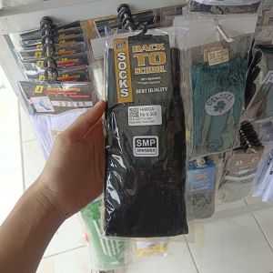 LA Back To School Kaos Kaki Hitam SMP