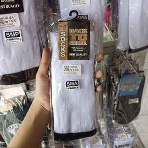LA Back To Scool Kaos Kaki Putih SMA