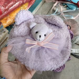 Tas Selempang anak bulu/ ungu