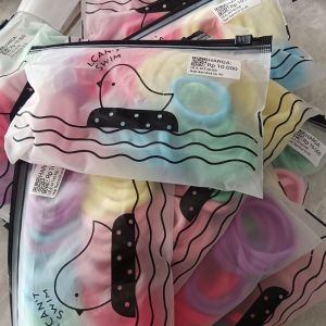 Ikat Rambut Pouch Rainbow Isi 40