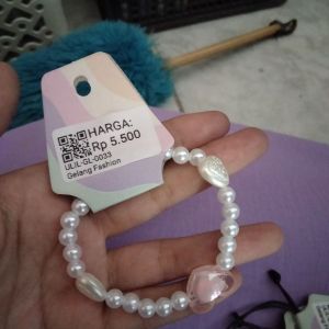 Gelang Fashion Mutiara Love