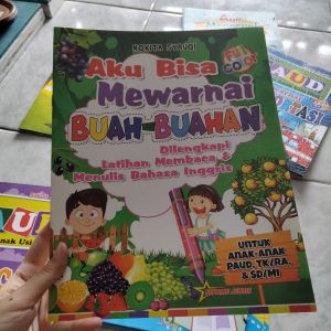 Buku Aku Bisa Mewarnai Buah Buahan