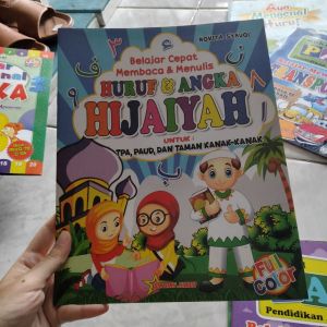 Buku Membaca & Menulis  Huruf dan Angka Hijaiyah 