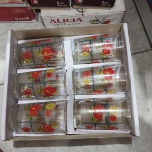 Set Gelas Sakura Isi 6