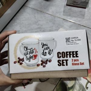 Coffe Glass Set 2pcs