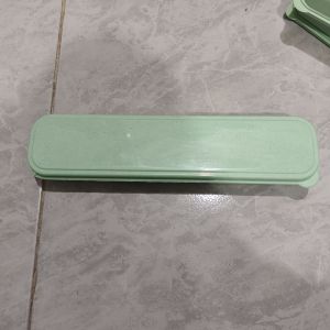 Set Sendok Jerami Hijau