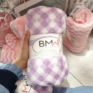 BMW Home Series Hexagonal Ungu/70x140cm