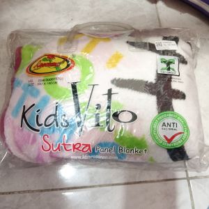 Selimut Kids Vito/100x140cm/Pink