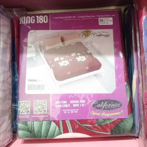 Sprei California King/Trisha/180x200cm