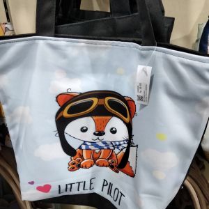Totebag Kanvas Resleting 