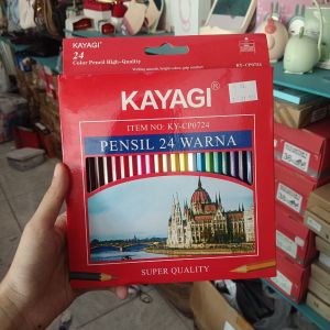 Kayagi - Pensil Warna 24 Warna KY CP0724 - Mix - Ecer