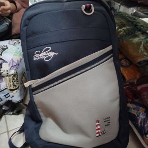 Tas Sekolah Dewasa/ Cewek/ Subway/ Navy 