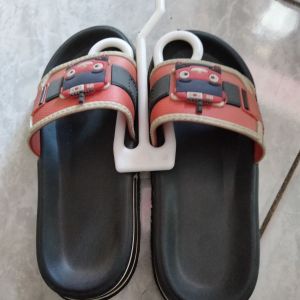 Sendal Anak Slop/ Cowok/ Tayo Hitam/ 31