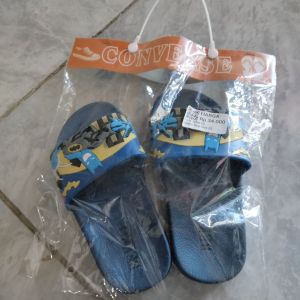 Sendal Anak Slop Bekro/ Cowok/ Biru/ 25