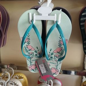 Sandal Dewasa/Cewek/Luofu Flowers/Hijau/38