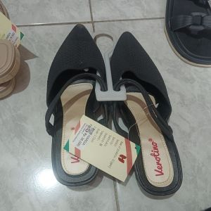 Sandal Dewasa Slop/Cewek/Glanzton/Hitam