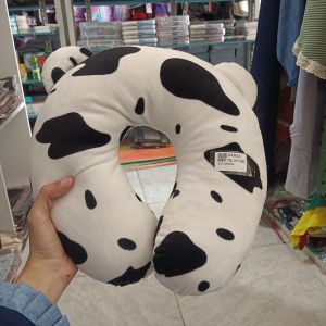 Bantal Leher Motif Sapi