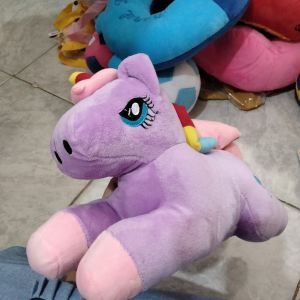 Boneka Kuda Poni Ungu M