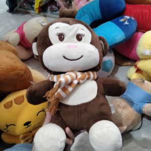 Boneka Monyet Syal Coklat M
