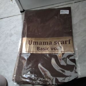 Umama Scarf Basic Voal/ Coklat 