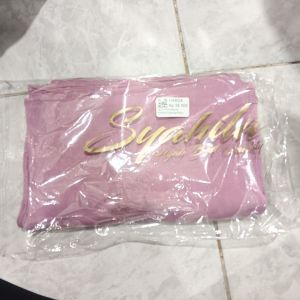 Syahila Pasmina Kaos/Pink