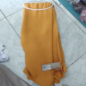 Dian Pasmina Crinkle/Mustard