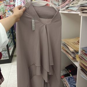 Jilbab Instan Doa Ibu Layer Permata/Abu