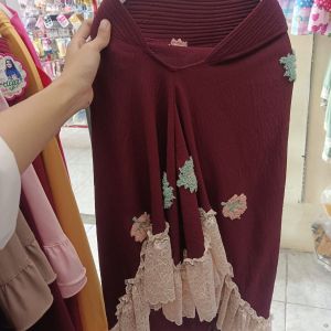 Jilbab Instan Doa Ibu Motif Bunga