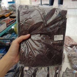 Jilbab Sekolah Instan Kayla/Coklat/L