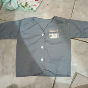 Baju Bayi Boboko Abu Lengan Panjang