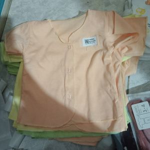 Baju Baby Nucita Polos Lengan Pendek