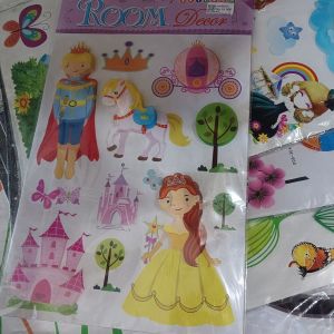 Stiker Room Decor Princess 6D