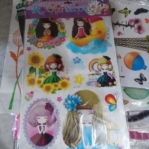 Stiker Room Decor Anime 6D
